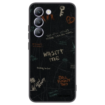 Picasee husă neagră din silicon pentru Vivo V40 SE 5G - CONFESSION