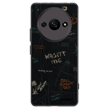 Picasee husă neagră din silicon pentru Xiaomi Redmi A3 - CONFESSION