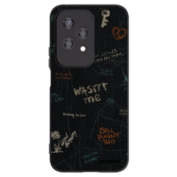 Picasee husă neagră din silicon pentru Honor 200 Lite - CONFESSION