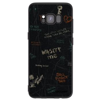 Picasee husă neagră din silicon pentru Samsung Galaxy S8 G950F - CONFESSION