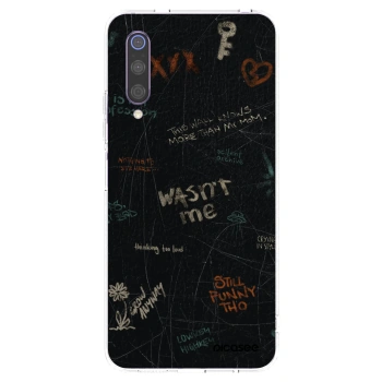 Picasee husă transparentă din silicon pentru Xiaomi Mi 9 - CONFESSION