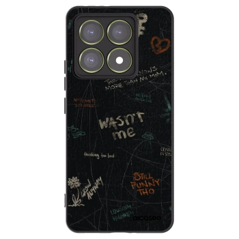 Picasee husă neagră din silicon pentru Xiaomi 14T - CONFESSION
