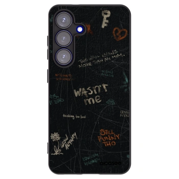 Picasee husă neagră din silicon pentru Samsung Galaxy S25 5G - CONFESSION