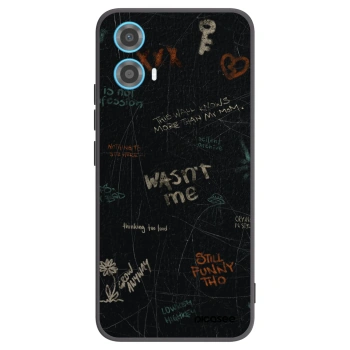Picasee husă neagră din silicon pentru Motorola Moto G34 5G - CONFESSION