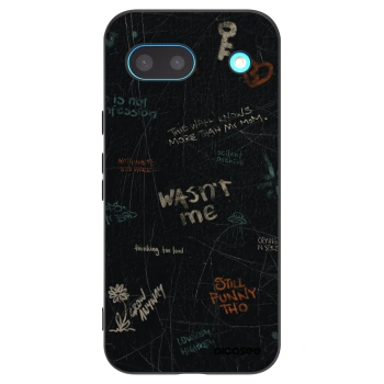 Picasee husă neagră din silicon pentru Google Pixel 8a - CONFESSION