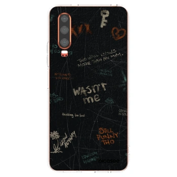 Picasee husă transparentă din silicon pentru Huawei P30 - CONFESSION
