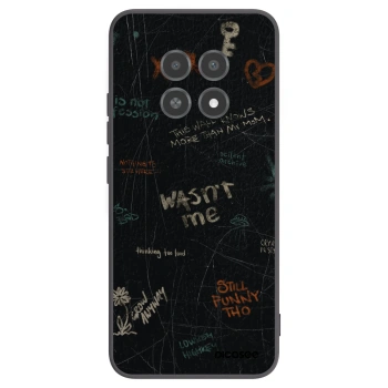Picasee husă neagră din silicon pentru Realme 12X - CONFESSION