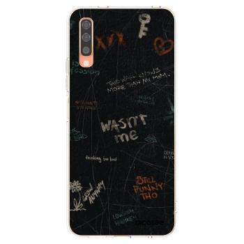 Picasee husă transparentă din silicon pentru Samsung Galaxy A70 A705F - CONFESSION