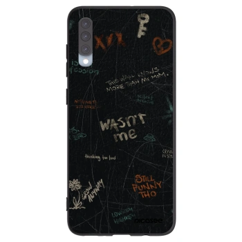Picasee husă neagră din silicon pentru Samsung Galaxy A70 A705F - CONFESSION
