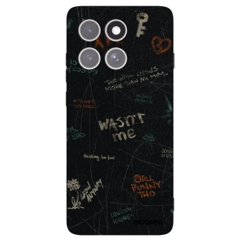 Picasee husă neagră din silicon pentru Motorola Edge 60 Pro - CONFESSION