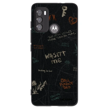Picasee husă neagră din silicon pentru Motorola Edge 60 5G - CONFESSION