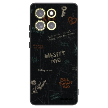 Picasee husă neagră din silicon pentru Motorola Moto G86 5G - CONFESSION