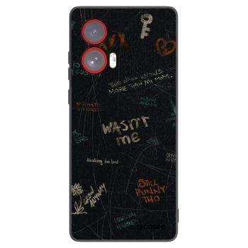 Picasee husă neagră din silicon pentru Motorola Edge 50 Fusion - CONFESSION