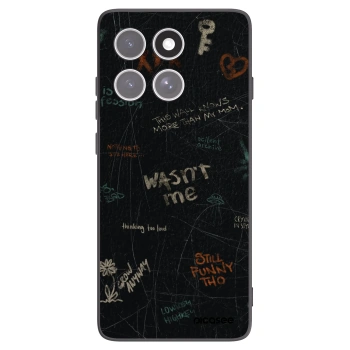 Picasee husă neagră din silicon pentru Motorola Edge 60 Fusion - CONFESSION