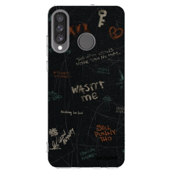 Picasee husă transparentă din silicon pentru Huawei P30 Lite - CONFESSION