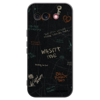 Picasee husă neagră din silicon pentru Google Pixel 10a - CONFESSION