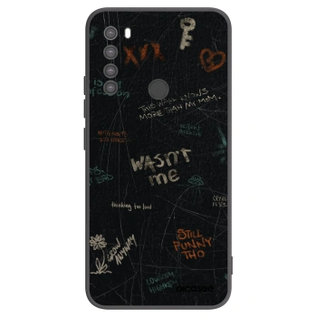 Picasee husă neagră din silicon pentru Xiaomi Redmi Note 8 - CONFESSION