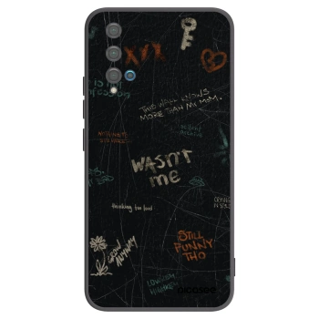 Picasee husă neagră din silicon pentru Huawei Nova 5T - CONFESSION