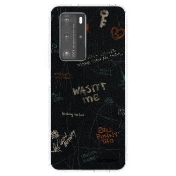 Picasee husă transparentă din silicon pentru Huawei P40 Pro - CONFESSION