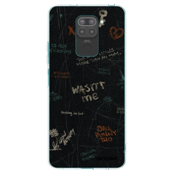 Picasee husă neagră din silicon pentru Xiaomi Redmi Note 9 - CONFESSION