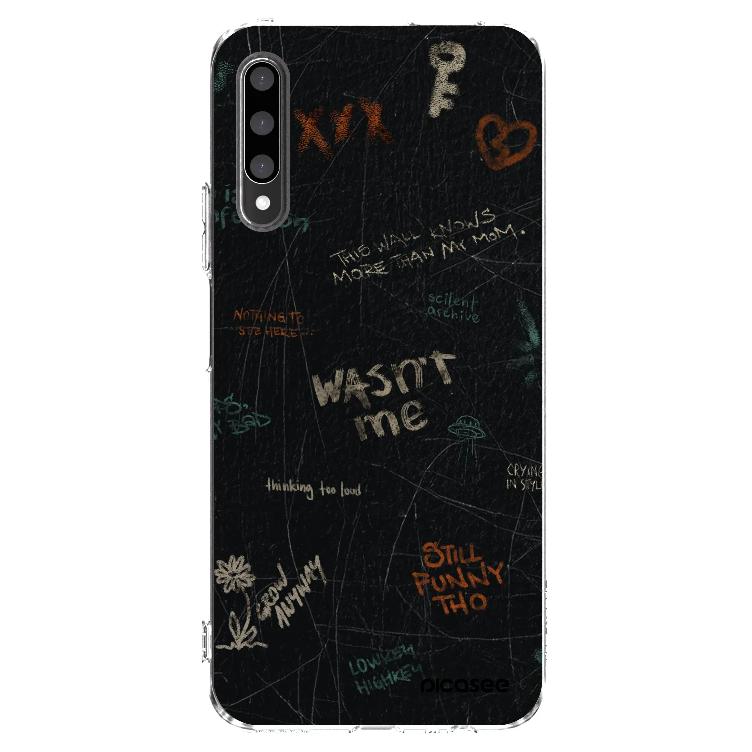 Picasee husă transparentă din silicon pentru Honor 9X Pro - CONFESSION