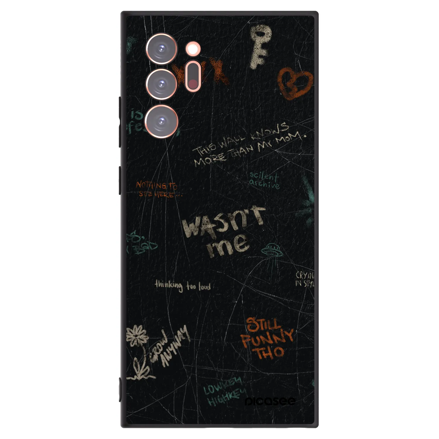 Picasee husă neagră din silicon pentru Samsung Galaxy Note 20 Ultra - CONFESSION