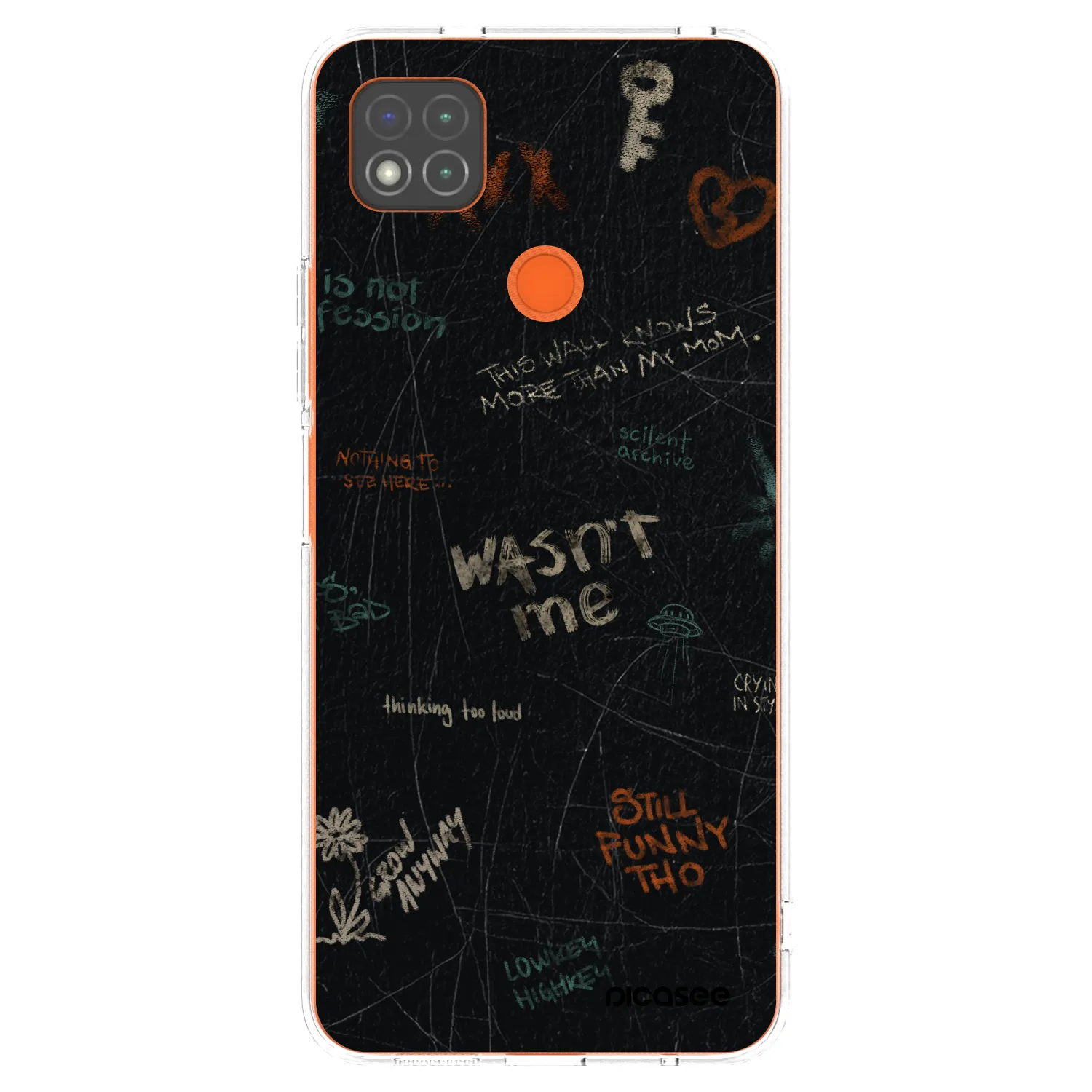 Picasee husă transparentă din silicon pentru Xiaomi Redmi 9C - CONFESSION