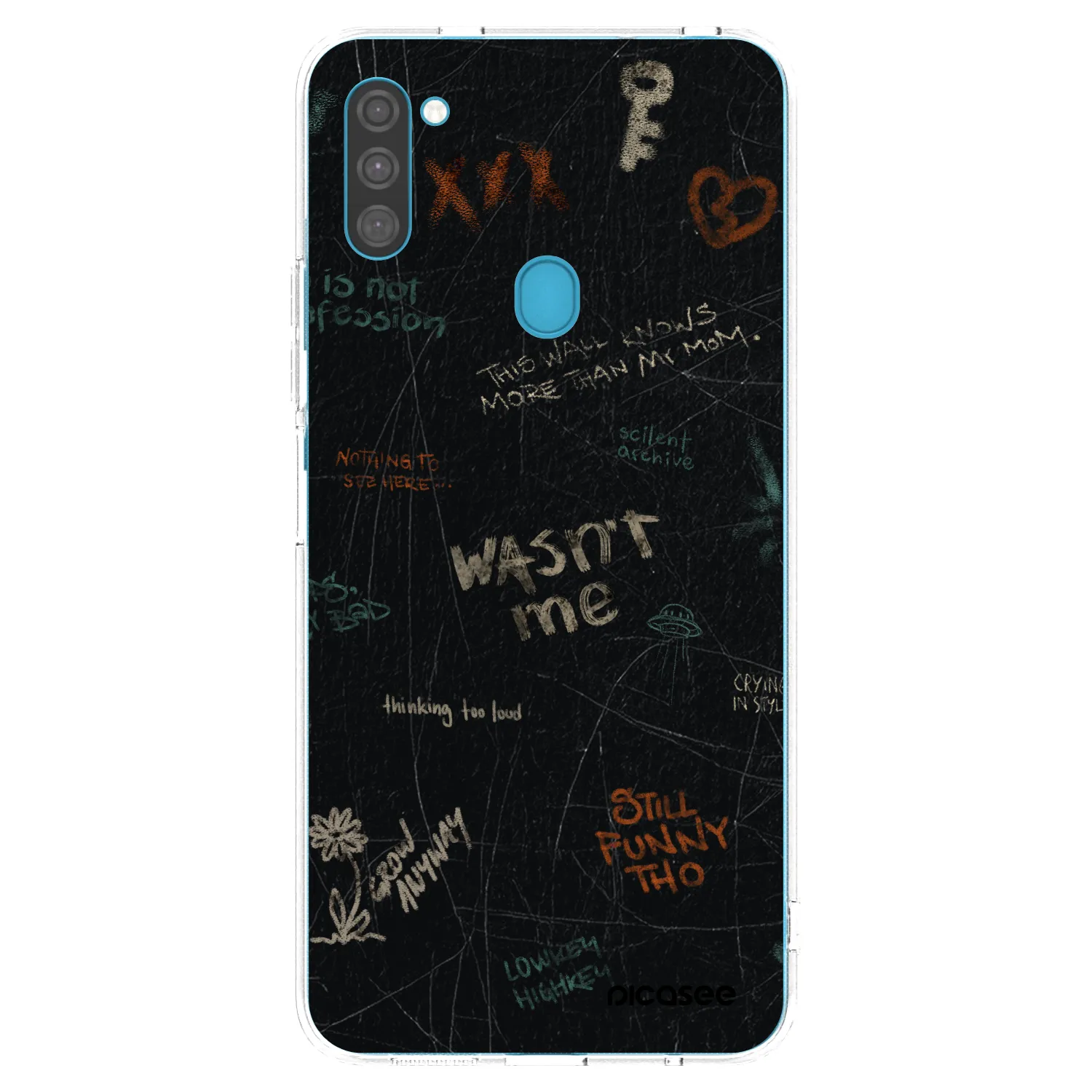 Picasee husă transparentă din silicon pentru Samsung Galaxy M11 - CONFESSION