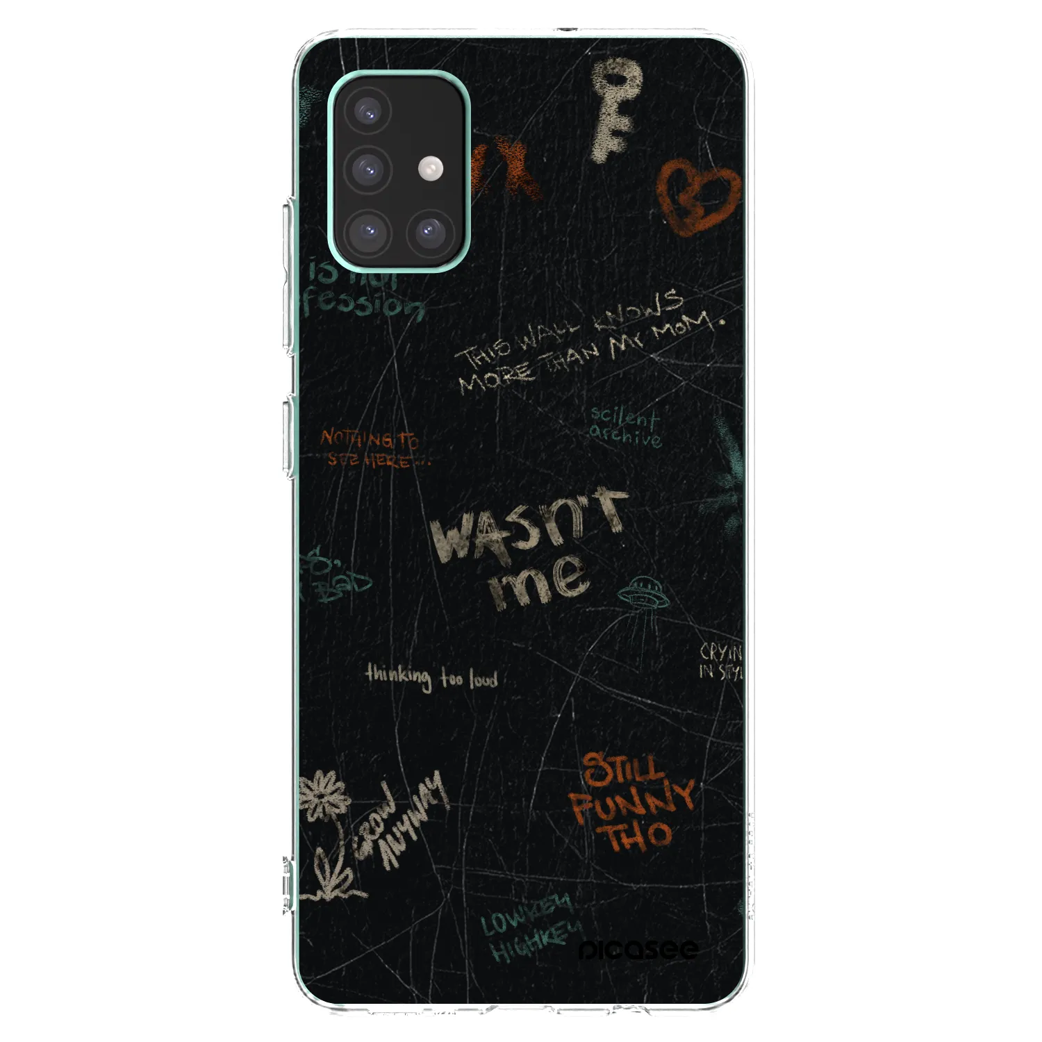 Picasee husă transparentă din silicon pentru Samsung Galaxy M51 M515F - CONFESSION