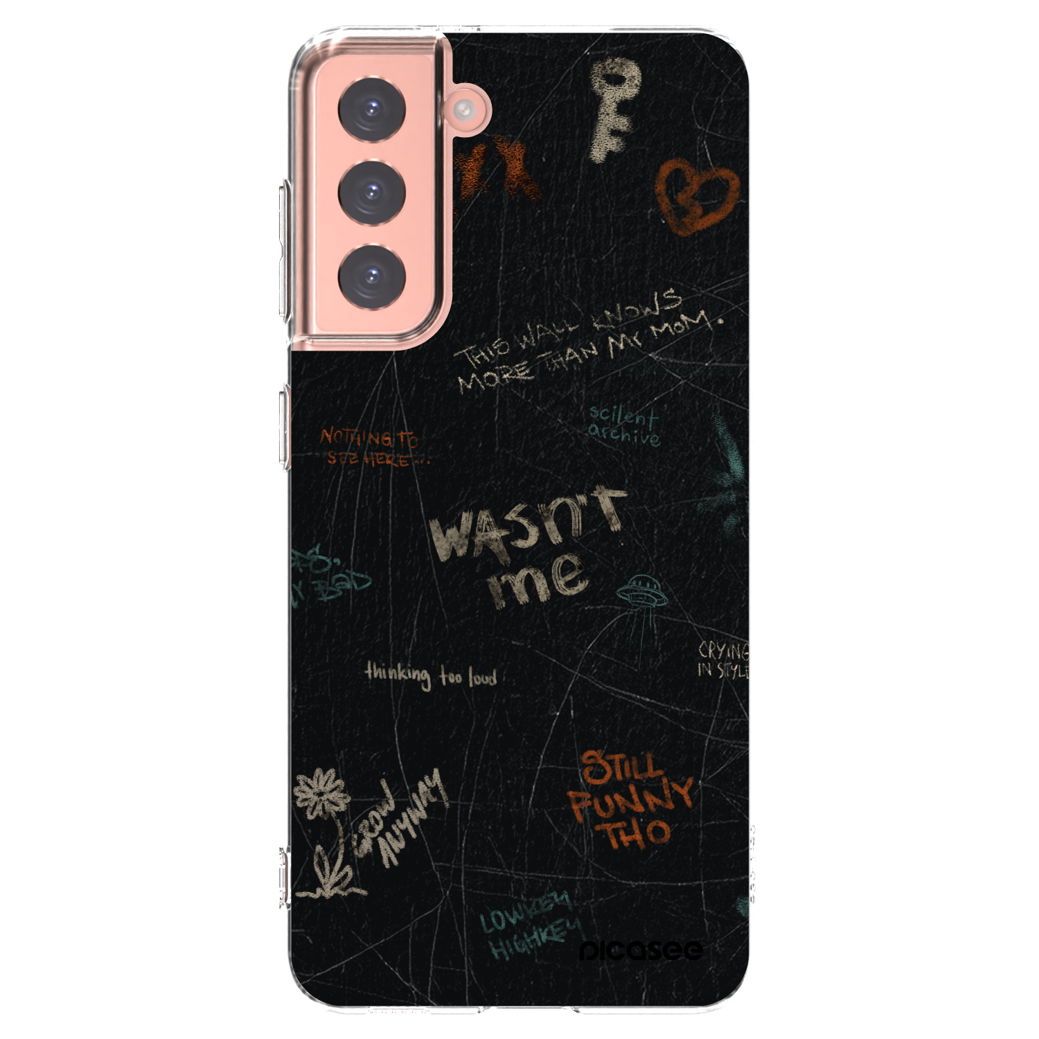 Picasee husă transparentă din silicon pentru Samsung Galaxy S21 5G G991B - CONFESSION