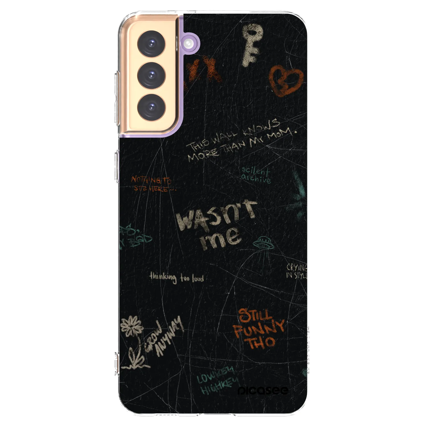 Picasee husă transparentă din silicon pentru Samsung Galaxy S21+ 5G G996F - CONFESSION