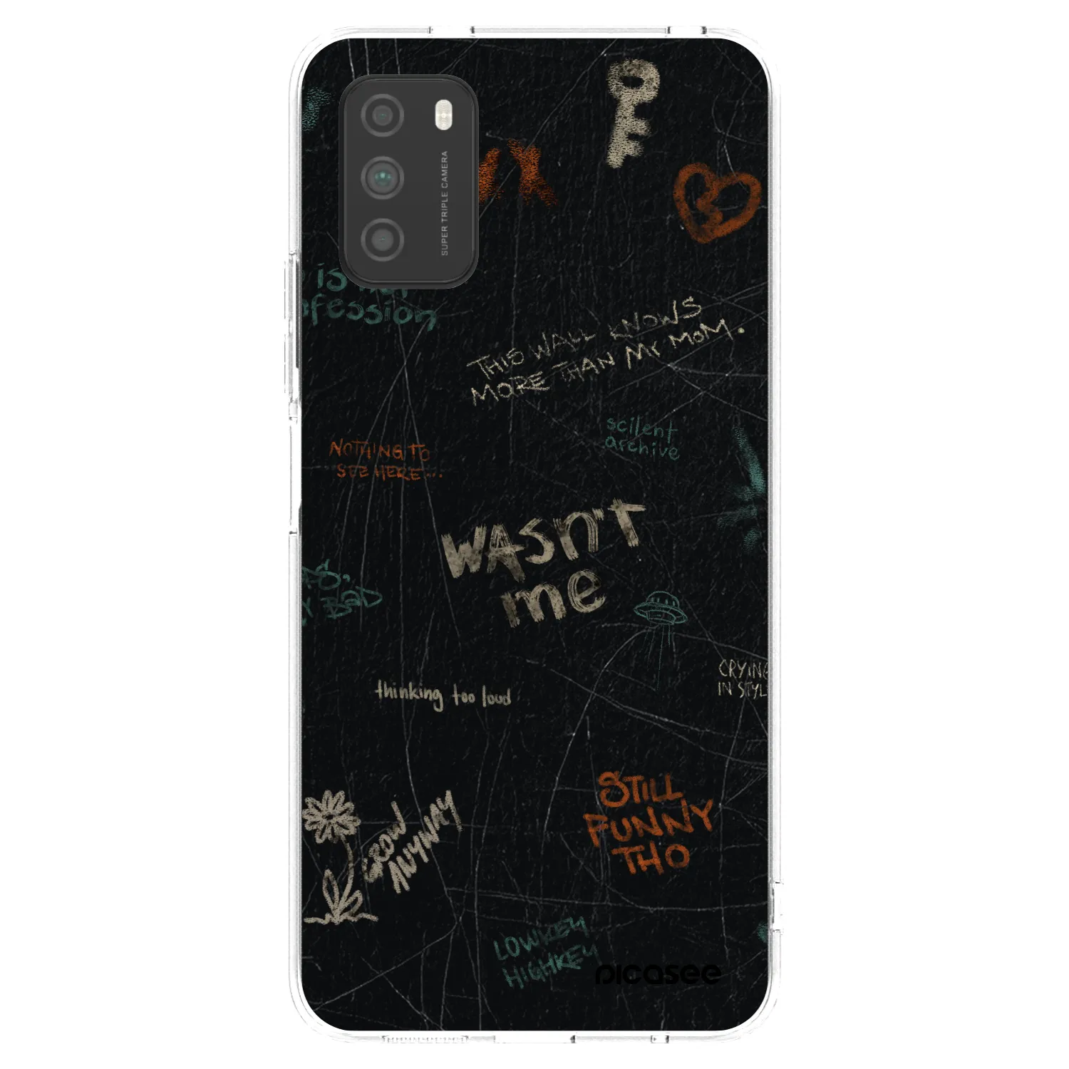 Picasee husă transparentă din silicon pentru Xiaomi Poco M3 - CONFESSION