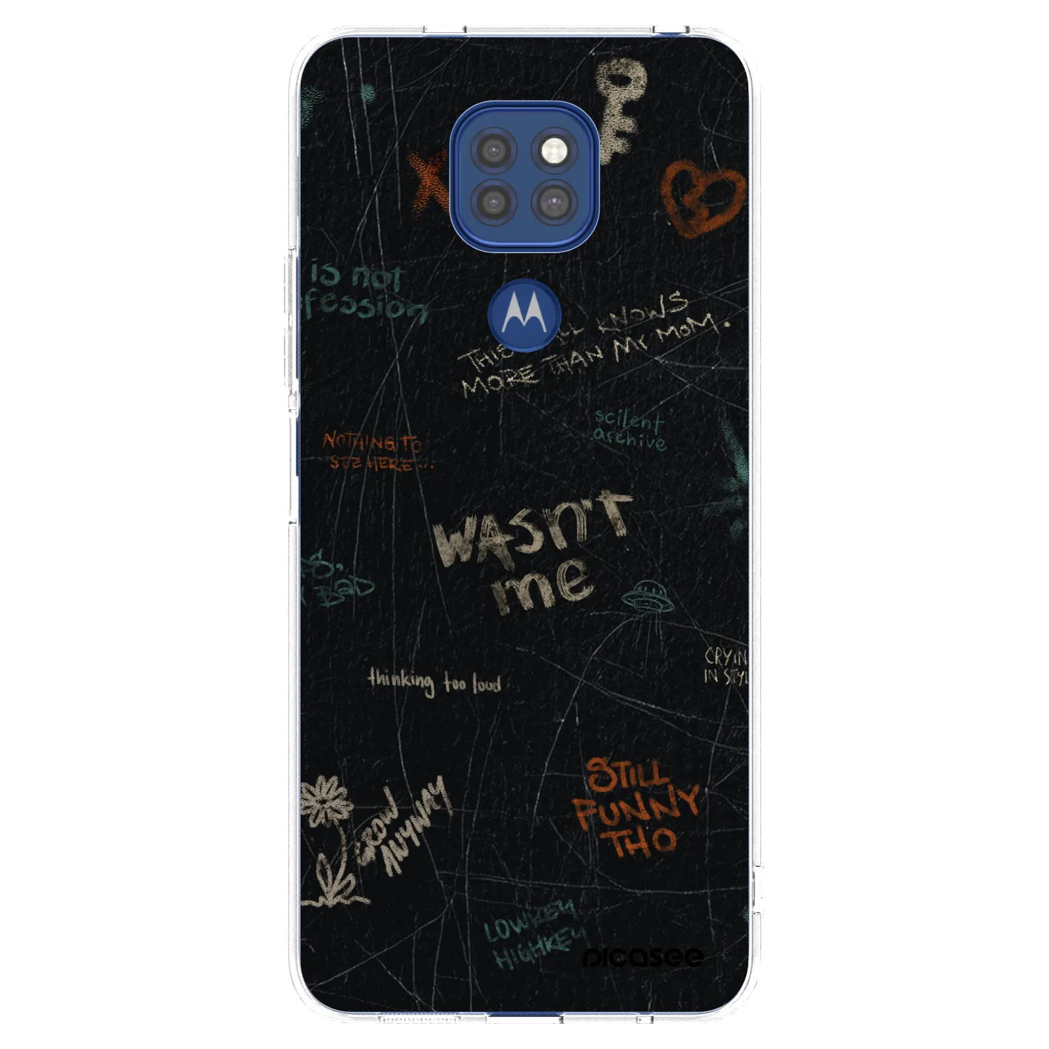 Picasee husă transparentă din silicon pentru Motorola Moto G9 Play - CONFESSION