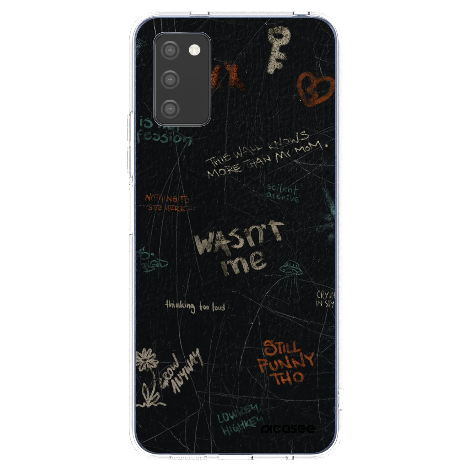Picasee husă transparentă din silicon pentru Samsung Galaxy A02s A025G - CONFESSION