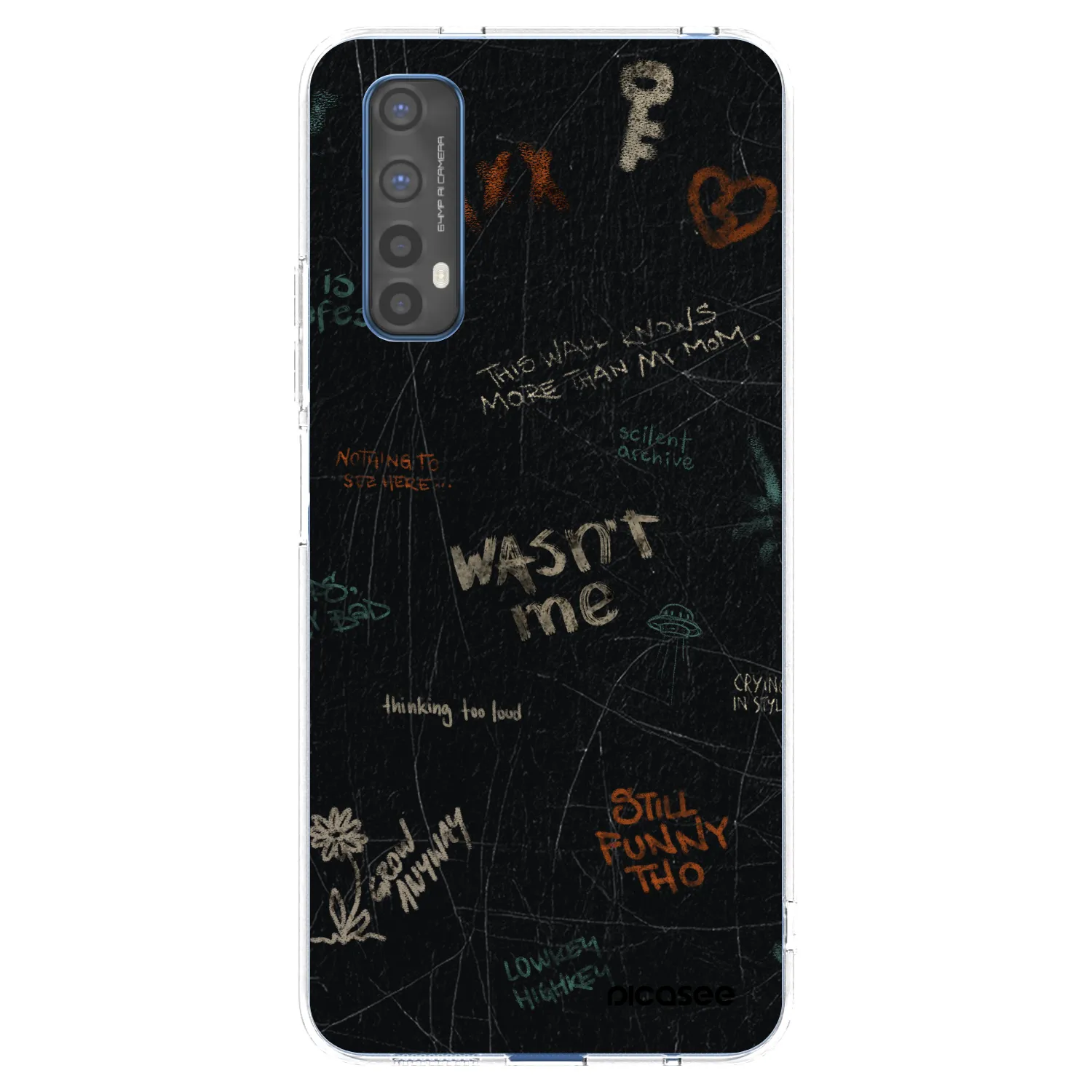 Picasee husă transparentă din silicon pentru Realme 7 - CONFESSION