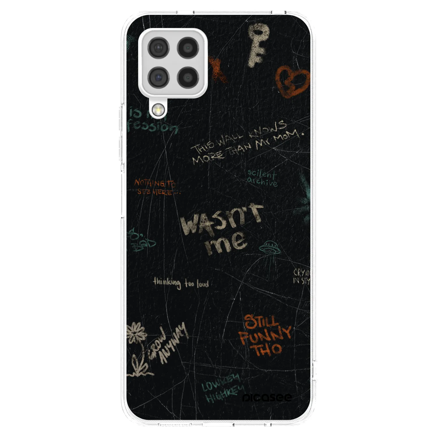 Picasee husă transparentă din silicon pentru Samsung Galaxy A22 A225F 4G - CONFESSION