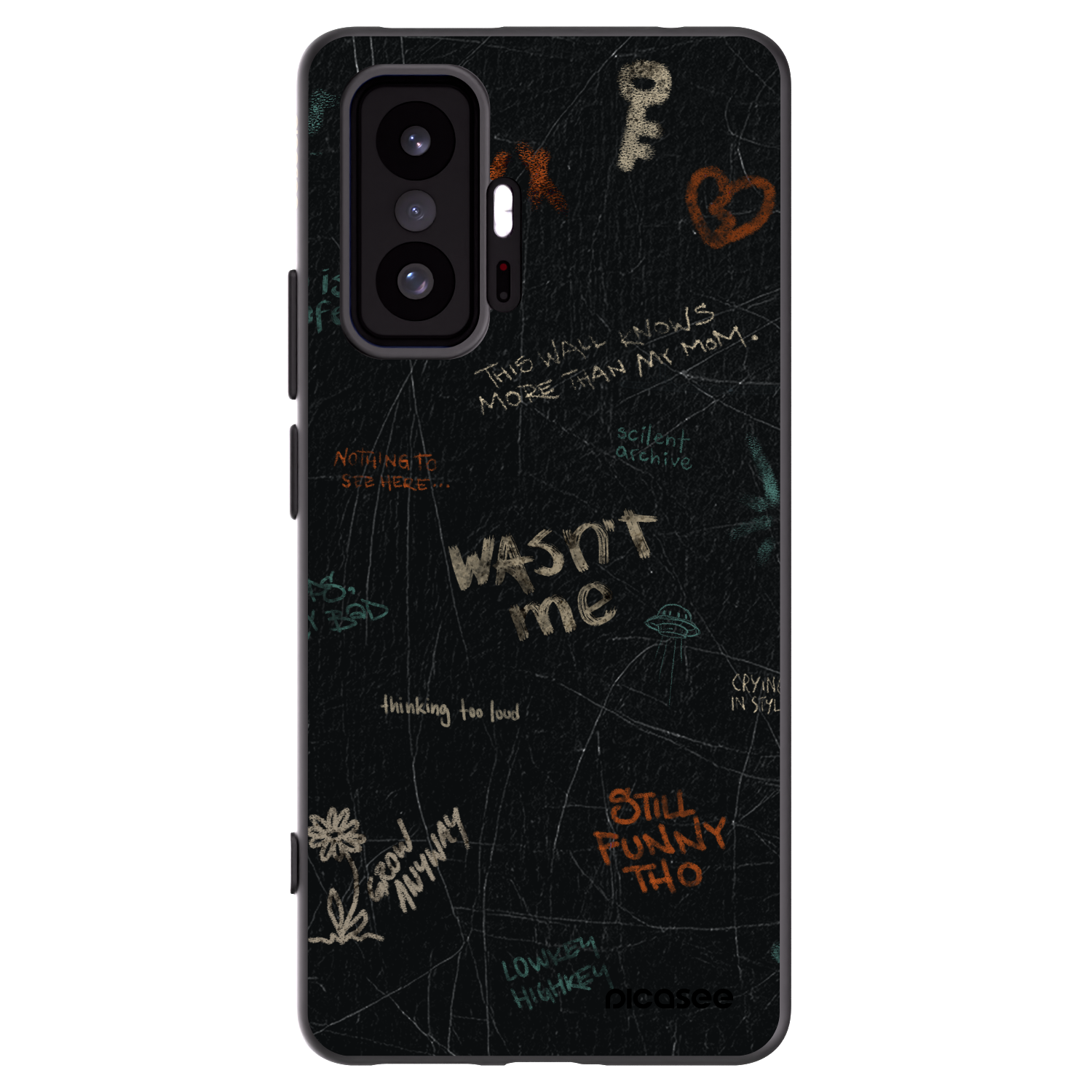 Picasee husă neagră din silicon pentru Xiaomi 11T Pro - CONFESSION