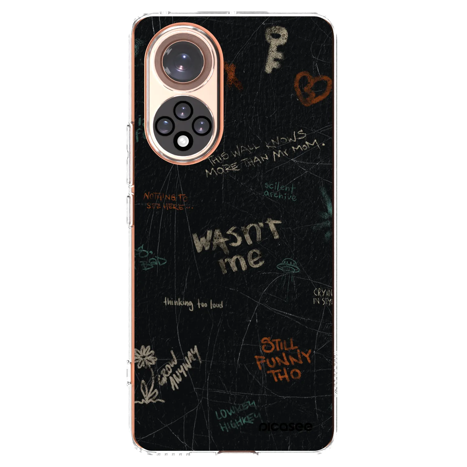 Picasee husă transparentă din silicon pentru Huawei Nova 9 - CONFESSION