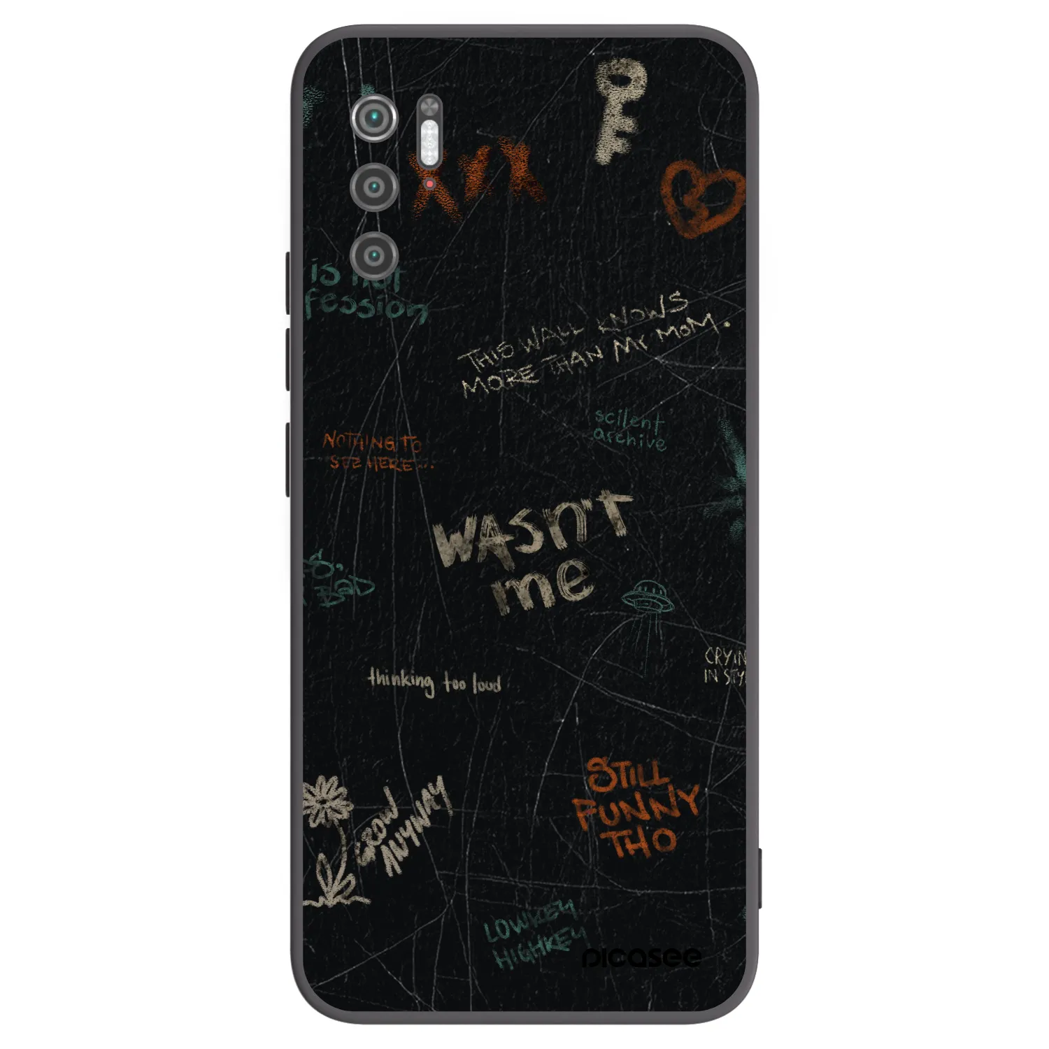 Picasee husă neagră din silicon pentru Xiaomi Poco M3 Pro 5G - CONFESSION