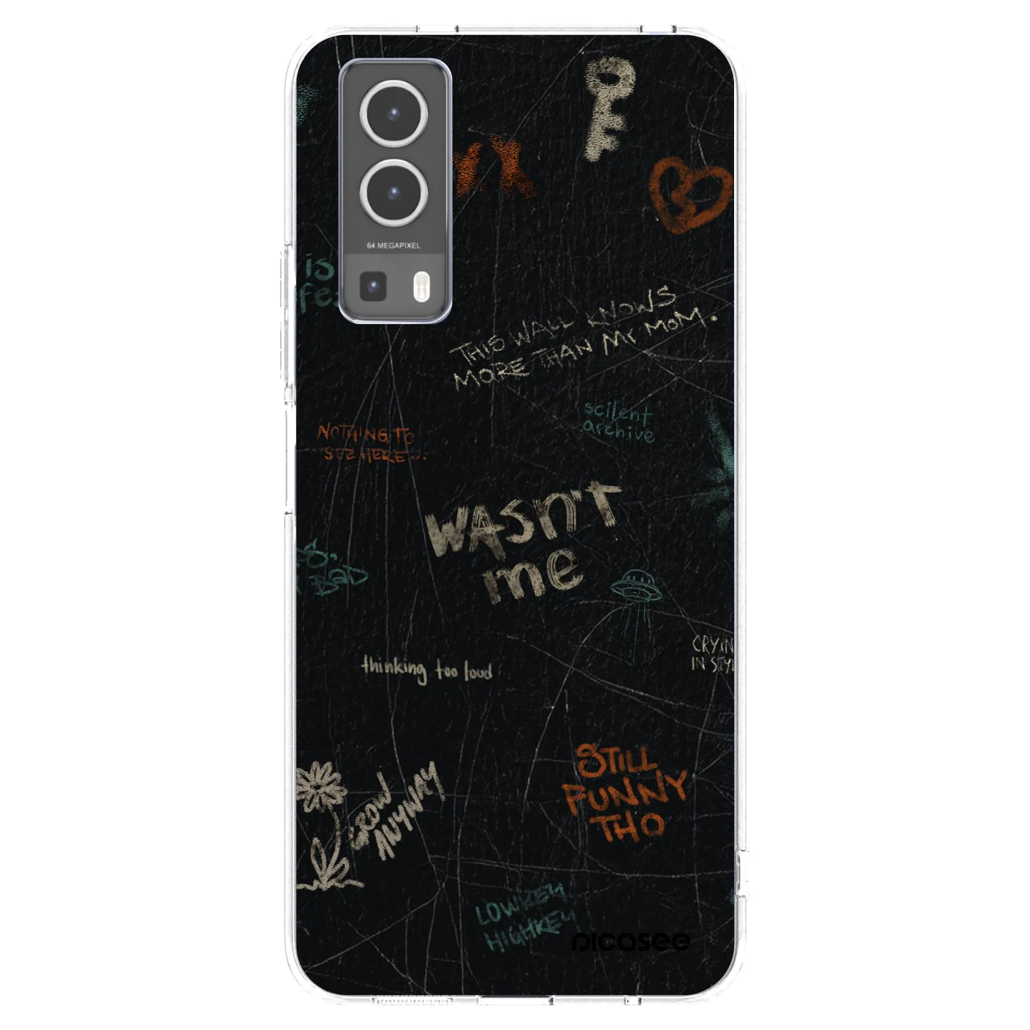 Picasee husă transparentă din silicon pentru Vivo Y72 5G - CONFESSION