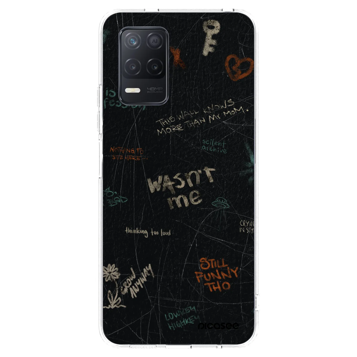 Picasee husă transparentă din silicon pentru Realme 8 5G - CONFESSION