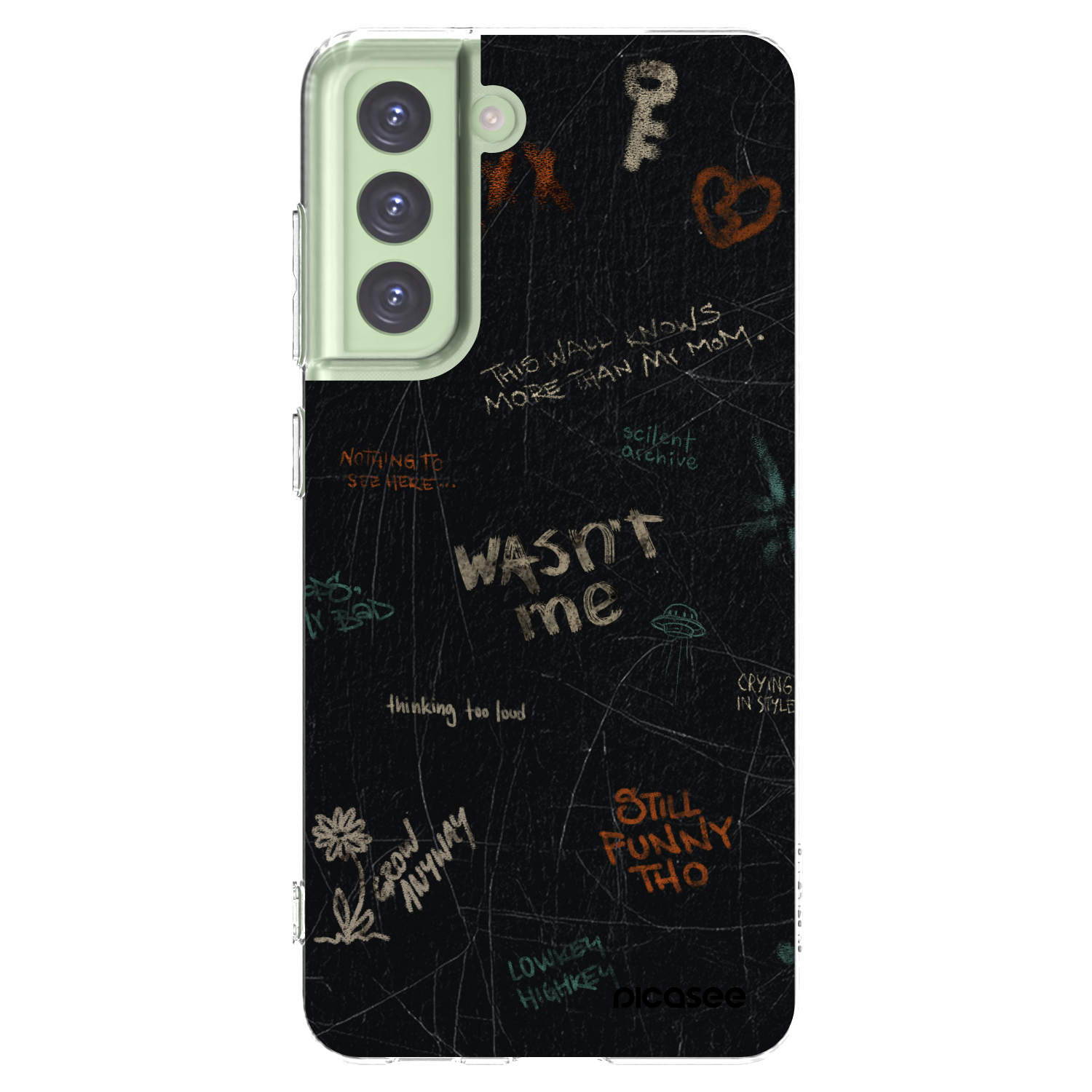 Picasee husă transparentă din silicon pentru Samsung Galaxy S21 FE 5G - CONFESSION