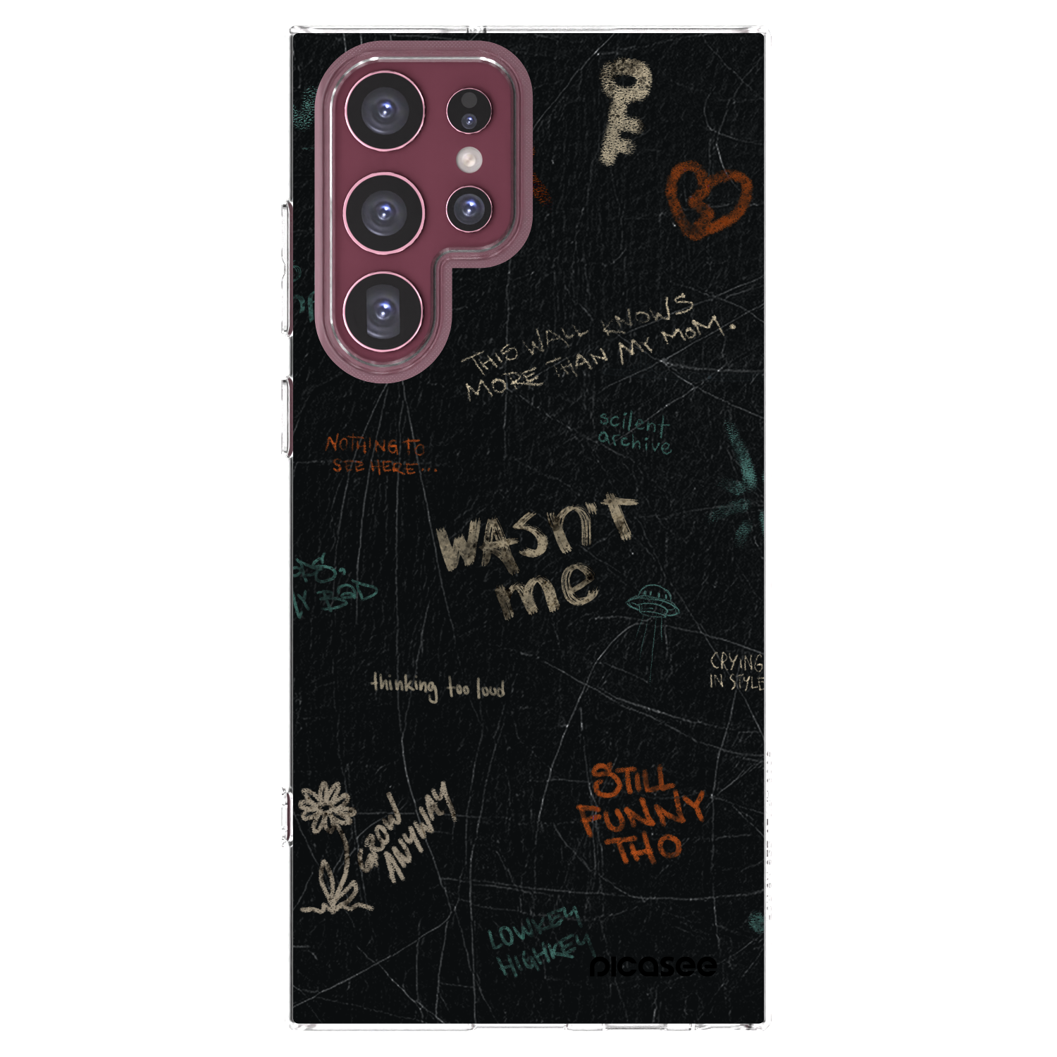 Picasee husă transparentă din silicon pentru Samsung Galaxy S22 Ultra 5G - CONFESSION