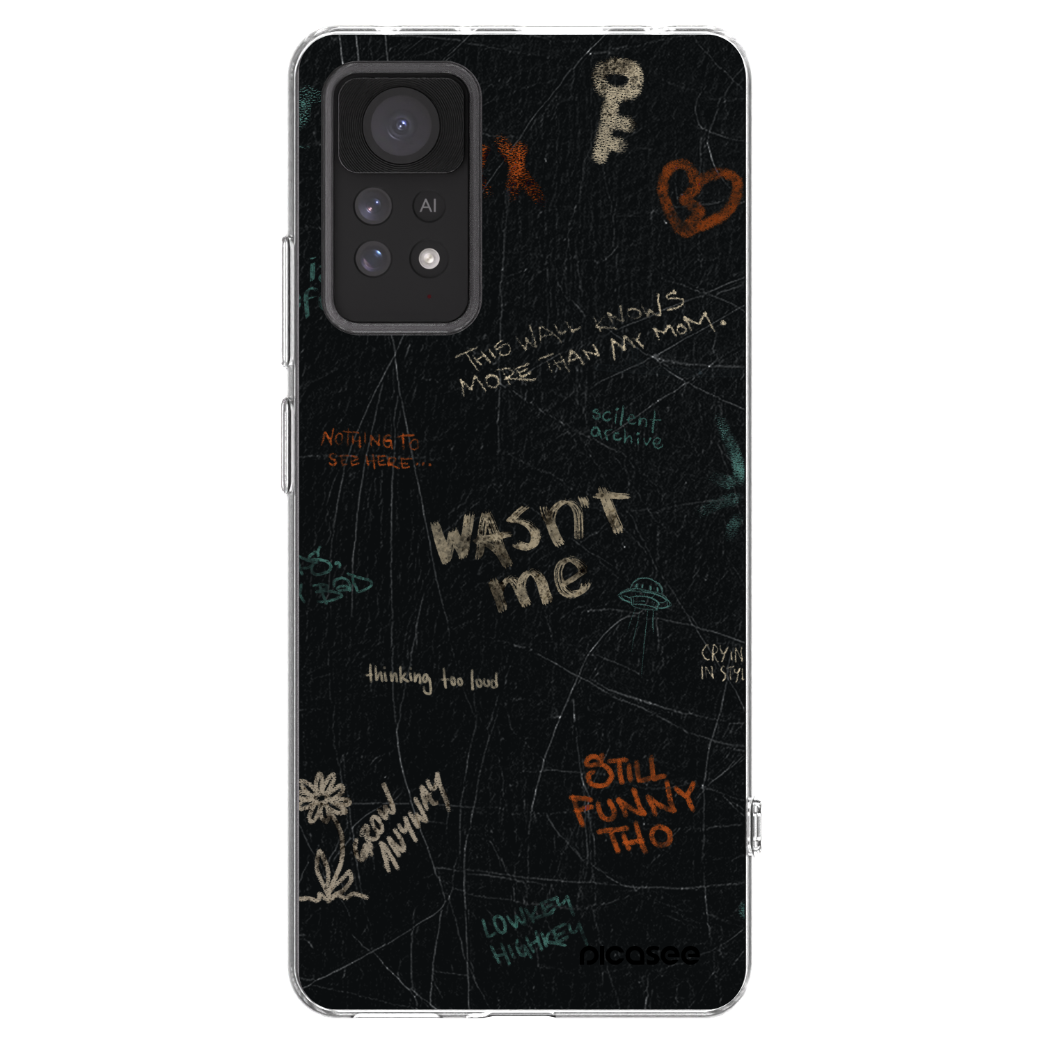 Picasee husă transparentă din silicon pentru Xiaomi Redmi Note 11 Pro - CONFESSION