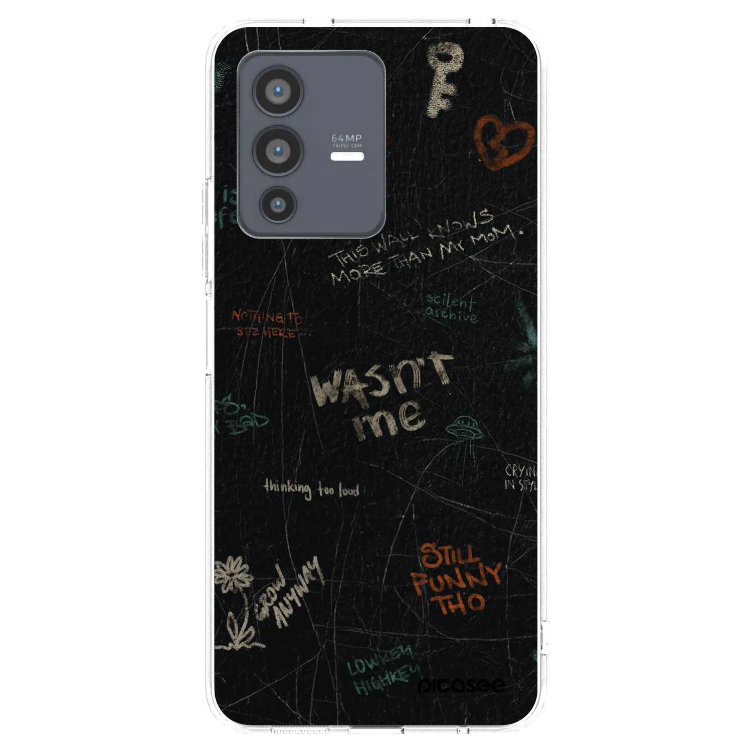 Picasee husă transparentă din silicon pentru Vivo V23 5G - CONFESSION