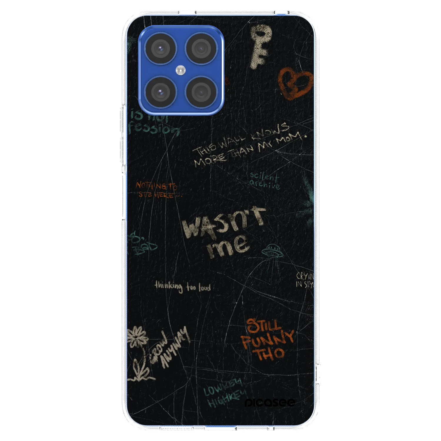 Picasee husă transparentă din silicon pentru Honor X8 4G - CONFESSION