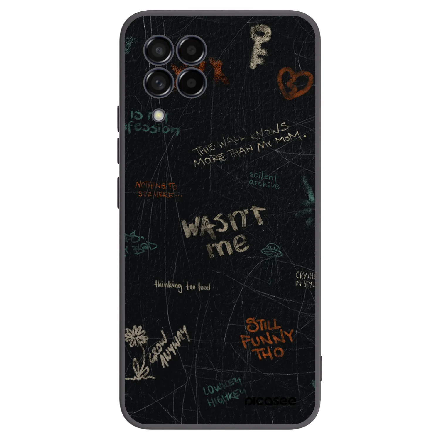 Picasee husă neagră din silicon pentru Samsung Galaxy M53 5G - CONFESSION