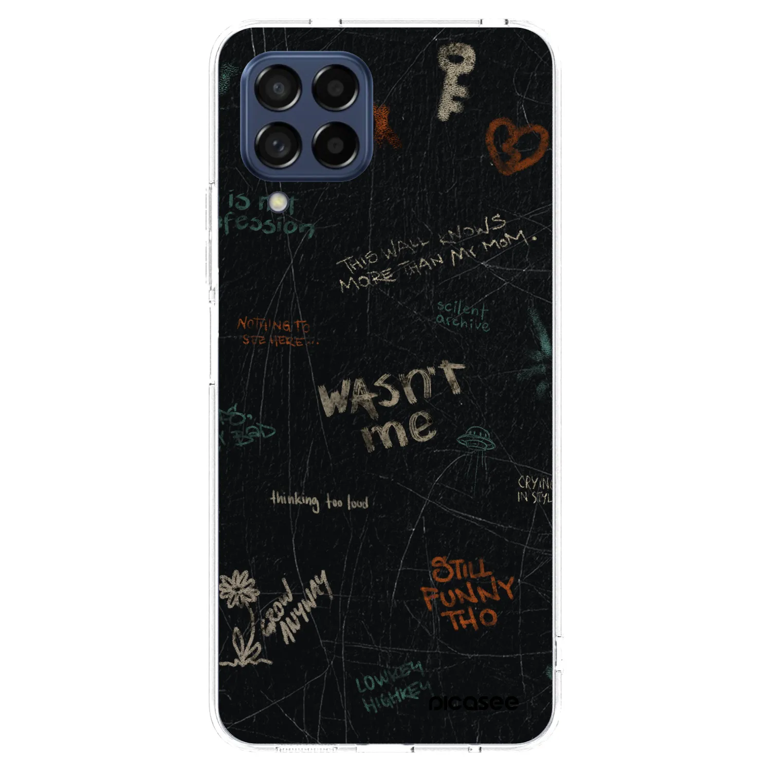 Picasee husă transparentă din silicon pentru Samsung Galaxy M53 5G - CONFESSION