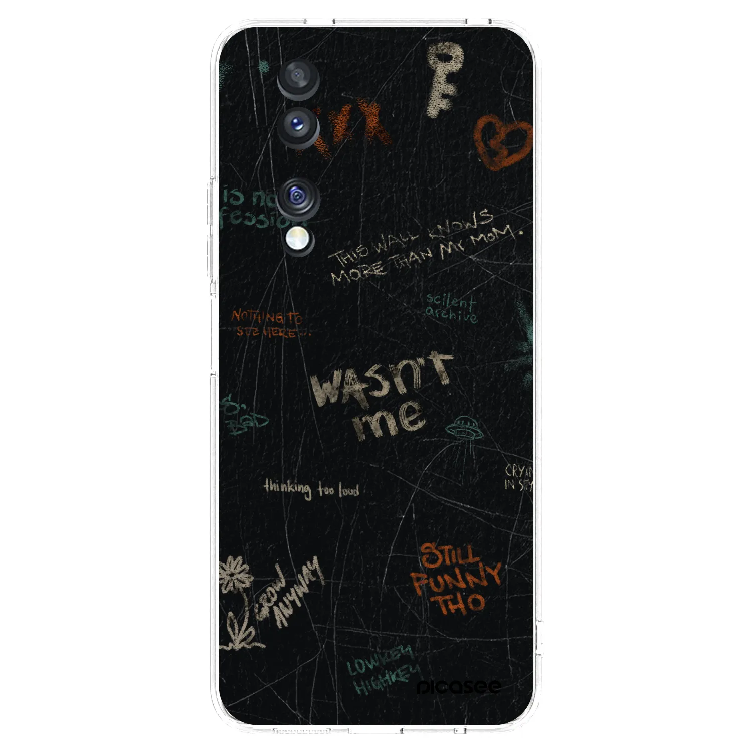 Picasee husă transparentă din silicon pentru Honor 70 - CONFESSION