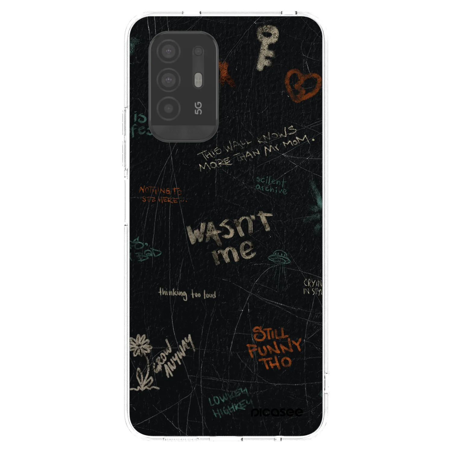 Picasee husă transparentă din silicon pentru OPPO A94 5G - CONFESSION